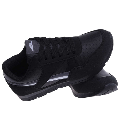 Sportowe czarne buty chłopięce sneakersy /D5-1 18123 T389/