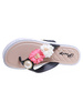 Plażowe czarne klapki japonki /D5-1 14441 T097/