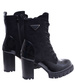 Czarne botki na obcasie /B1-1 +H2 18329 W305/