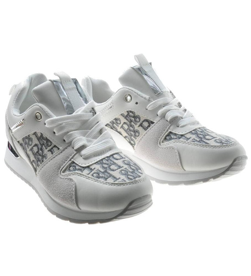 Białe damskie buty sportowe /D7-2 8000 S518/