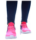 Różowo granatowe damskie buty sportowe /C5-3 17410 T481/
