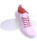 Różowe tenisówki damskie z miękkiego materiału /D6-2 15812 T134/