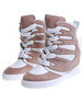 Trampki sneakersy na koturnie Seastar Khaki /G7-3 14976 T937/
