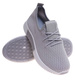 Wsuwane ażurowe szare buty sportowe /A9-2 17988 T281/