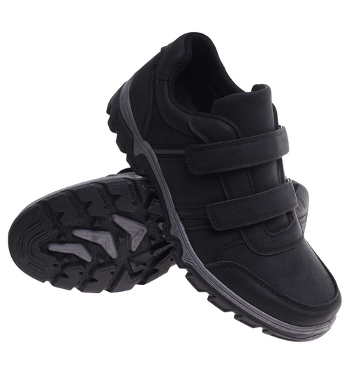 Męskie buty trekkingowe na rzepy /E7-3 18187 T480/