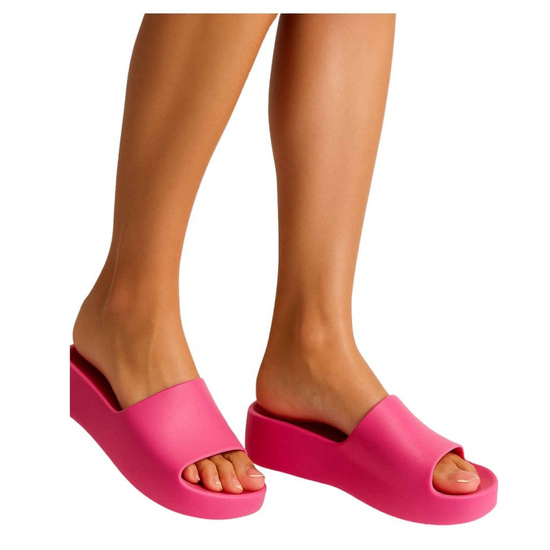 Klapki damskie na plażę wodoodporne Fuksja /G1-3 17848 G182/