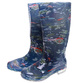 Granatowe wysokie kalosze damskie gumowce /B3-1 16973 T285/