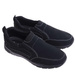 Wsuwane czarne męskie buty sportowe /C2-3 17433  T484/