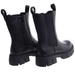 Ocieplane czarne botki na platformie /H2 J5-2 18377 T386/