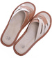 Brązowo-beżowe klapki domowe /G1-1 10932 S195/