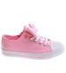Różowe dziewczęce trampki z kokardą /B7-2 16784 T13-5/