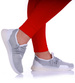 Wsuwane damskie buty sportowe Szare /D6-3 10120 S197/