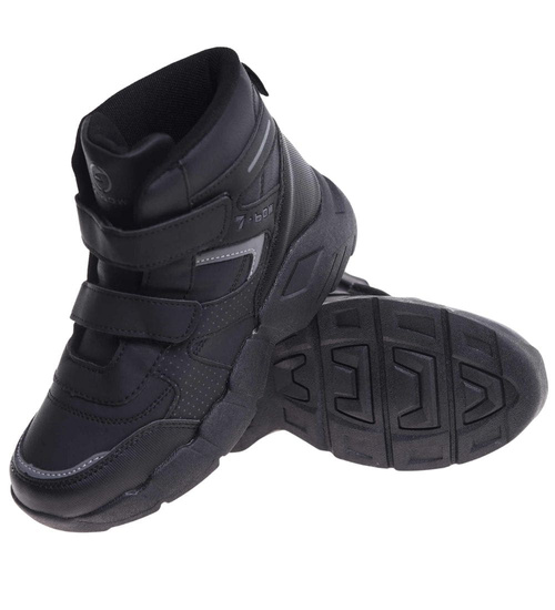 Ocieplane chłopięce półbuty na rzepy /D5-2 18464 T285/