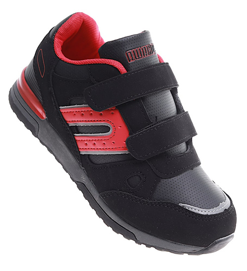 Czarne chłopięce buty sportowe sneakersy /G3-1 16825 T380/