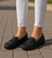 Wsuwane czarne baleriny lordsy /H2 18470 W7-38/