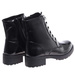 Czarne lśniące botki workery /F3-2 18386 W484/