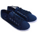Granatowe ażurowe koronkowe tenisówki /G3-2 17611 T137/