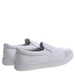 Wsuwane białe trampki dziewczęce slip on /B5-2 13683 T004/