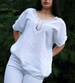 Casualowa biała bluzka damska /H UB758 S198/