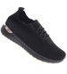 Czarne wsuwane damskie buty sportowe /C1-3 16051 T280/