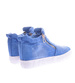 Jeansowe niebieskie trampki n niskim koturnie /G2-3 12422 T292/