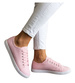 Pastelowe tenisówki damskie Różowe /A4-3 18719 T7/