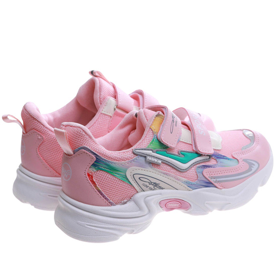 Różowe dziewczęce buty sportowe /F1-3 17426 T203/