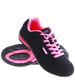 Lekkie czarno fuksjowe buty sportowe /E2-1 H2 14737 S149/