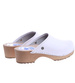 Klasyczne klapki drewniaki BIAŁE /D1-1 2199 M493/