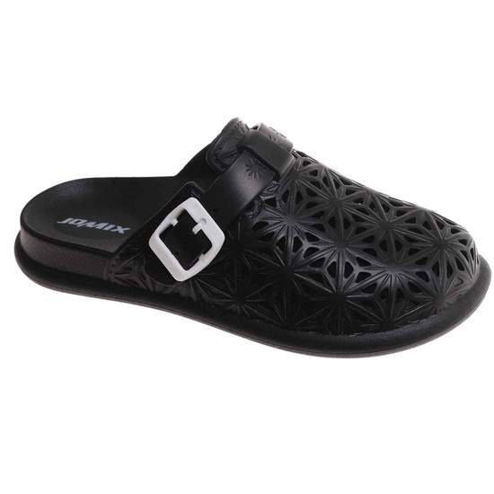 Klapki damskie Ażurowe buty na plażę Czarne /H2 17854 G008/