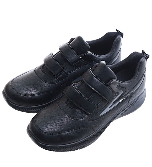 Sportowe buty męskie na rzepy /E7-1 16940 T381/