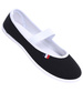 Czarne wsuwane balerinki tenisówki czeszki /G1-1 16024 T295/