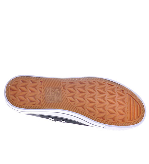 Trampki tekstylne sznurowane Czarne /F3-2 10507 S292/