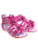 Wygodne sandały dziewczęce Fuksja /E5-2 11730 T195/