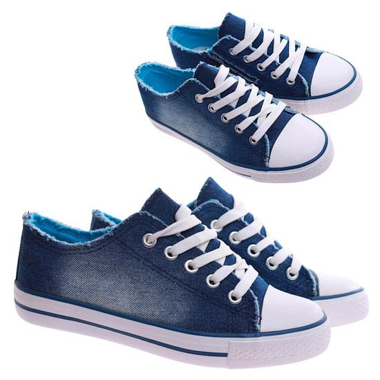 Granatowe trampki dla dziewczynki /C2-2 17286 T111/