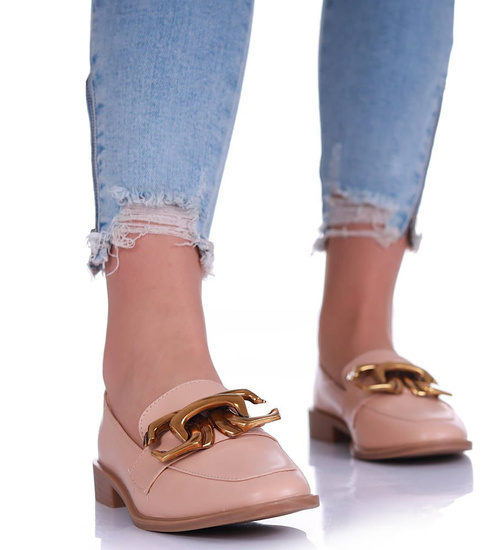 Wsuwane baleriny lordsy Khaki /A6-2 11599 T581/