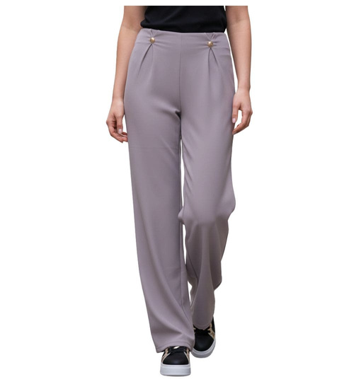 Szare wizytowe spodnie damskie /H UB886 G/