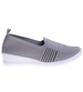 Szare wsuwane tenisówki na niskim koturnie /D8-2 16130 T300/