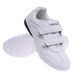 Białe damskie buty sportowe na rzepy ost506