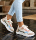 Kolorowe wsuwane sneakersy buty sportowe /F1-3 8767 W231