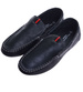Wsuwane męskie czarne półbuty mokasyny /G3-2 15630 T250/