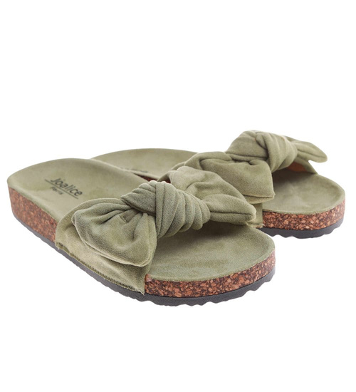 Zielone otwarte klapki profilowane /F10-2 17741 W122/