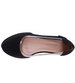 Transparentno czarne balerinki /A9-2 15854 T190/