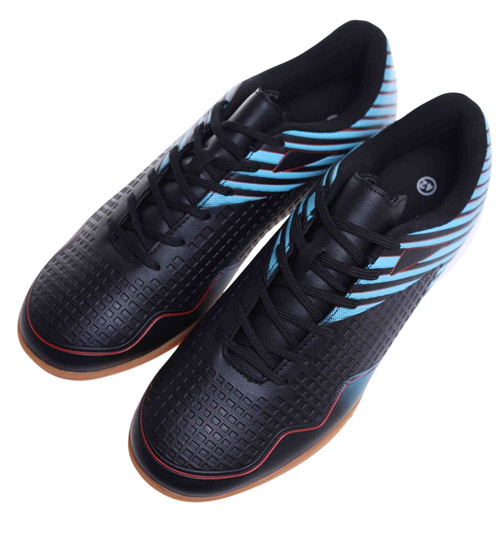 Czarno granatowe sznurowane trampki halówki męskie /E10-1 18135 T583/