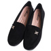 Czarne czółenka na niskim koturnie /C3-2 17334 T281/