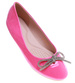 Fuksjowe lśniące baleriny z kokardą /B2-3 16240 G079/