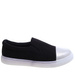 Czarne wsuwane trampki dziewczęce slip on /E5-2 13683  T004/