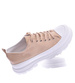 Mega modne damskie trampki Khaki /B3-2 12429 S290/