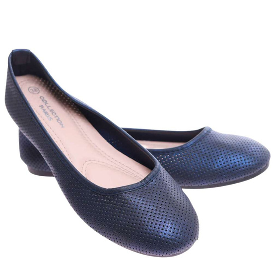 Baleriny damskie ażurowe wiosenne buty /E8-2 17273 T191/