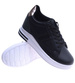 Czarne trampki sneakersy na koturnie /D6-2 13963 G312/